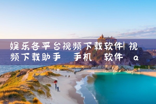 娱乐各平台视频下载软件